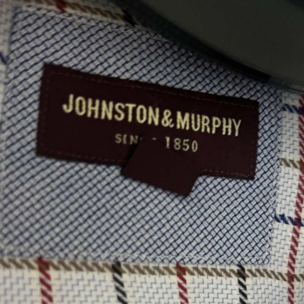 Johnston & Murphy Plaid Shirt